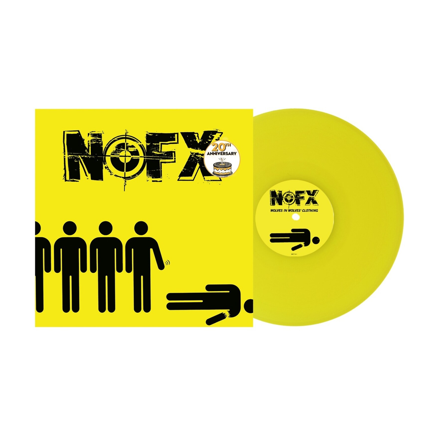 NOFX - Wolves in Wolves Clothing (Yellow Vinyl) — vinyl LP album cover