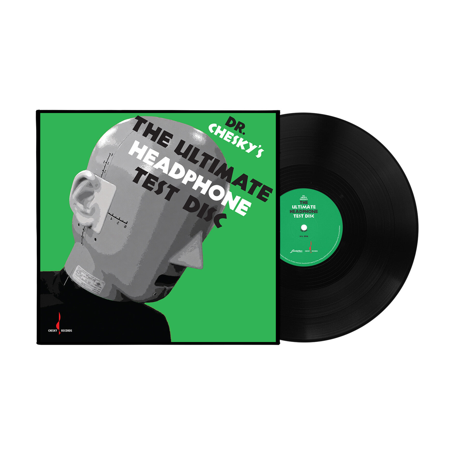 Dr Chesky - The Ultimate Headphone Test Disc — vinyl LP album cover