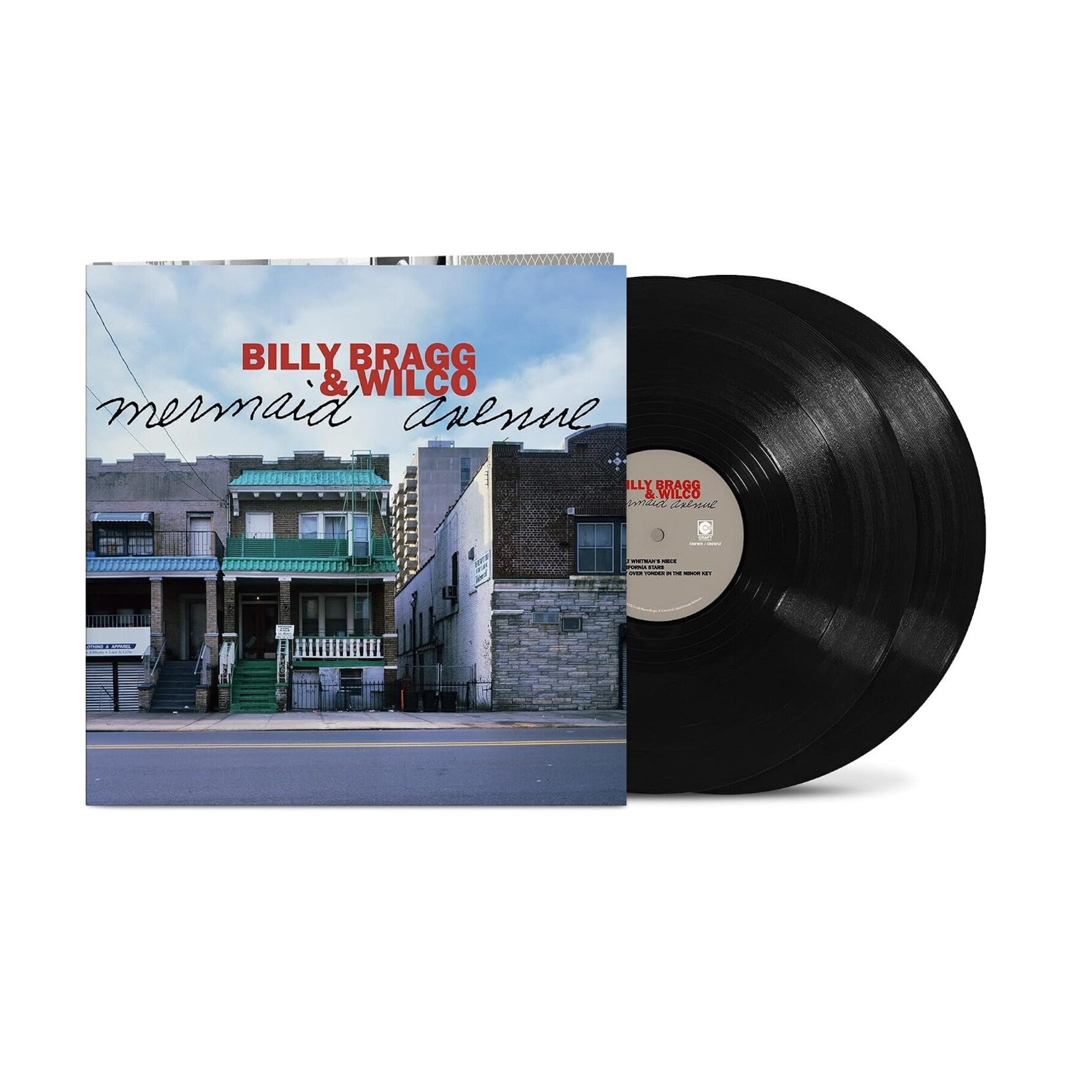 Billy Bragg & Wilco - Mermaid Avenue 2xLP — vinyl LP album cover