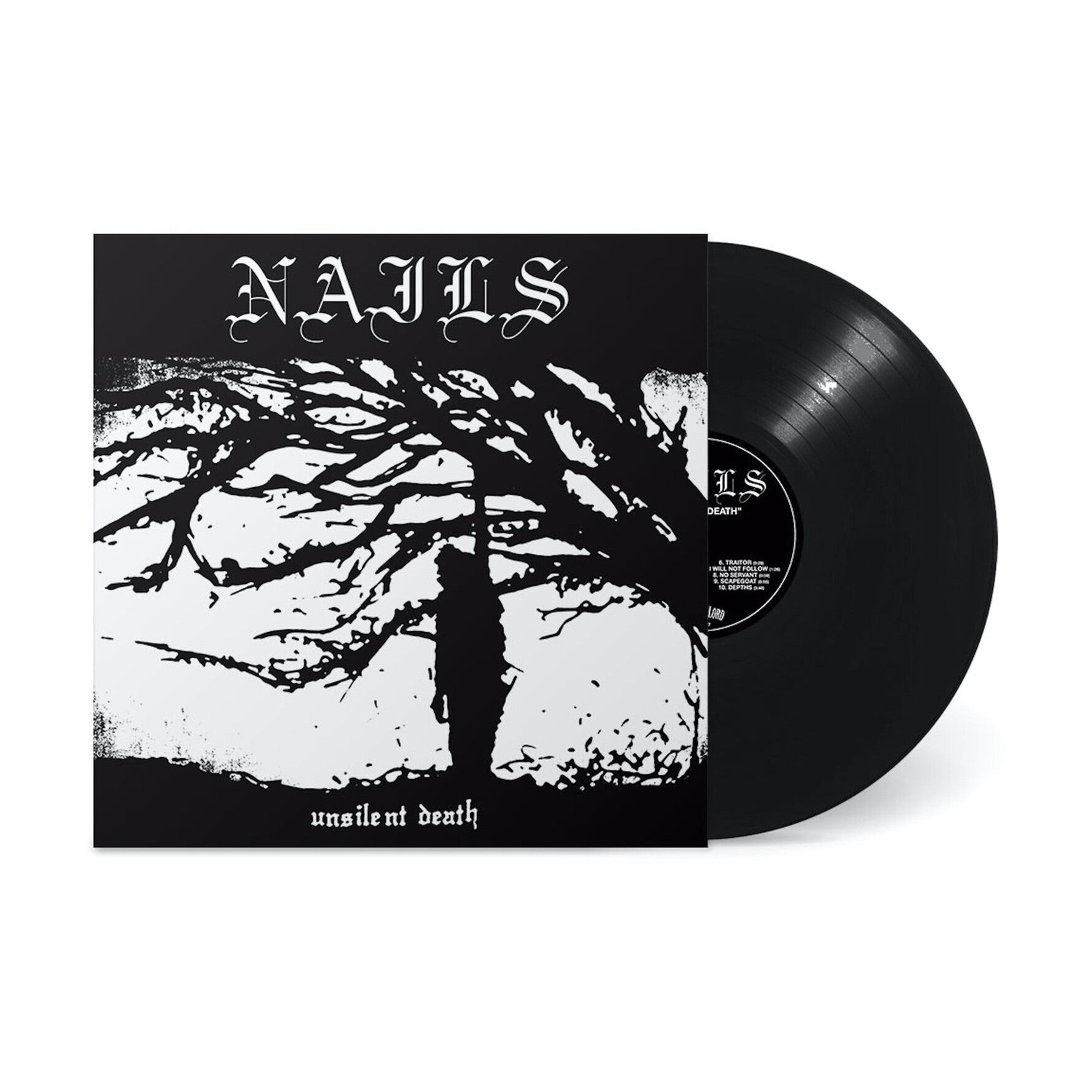 The Nails - Unsilent Death — vinyl LP album cover