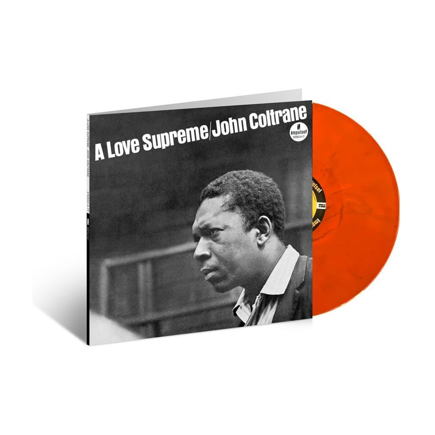 John Coltrane - Love Supreme - Black & Orange Marble Colored Vinyl — vinyl LP album cover