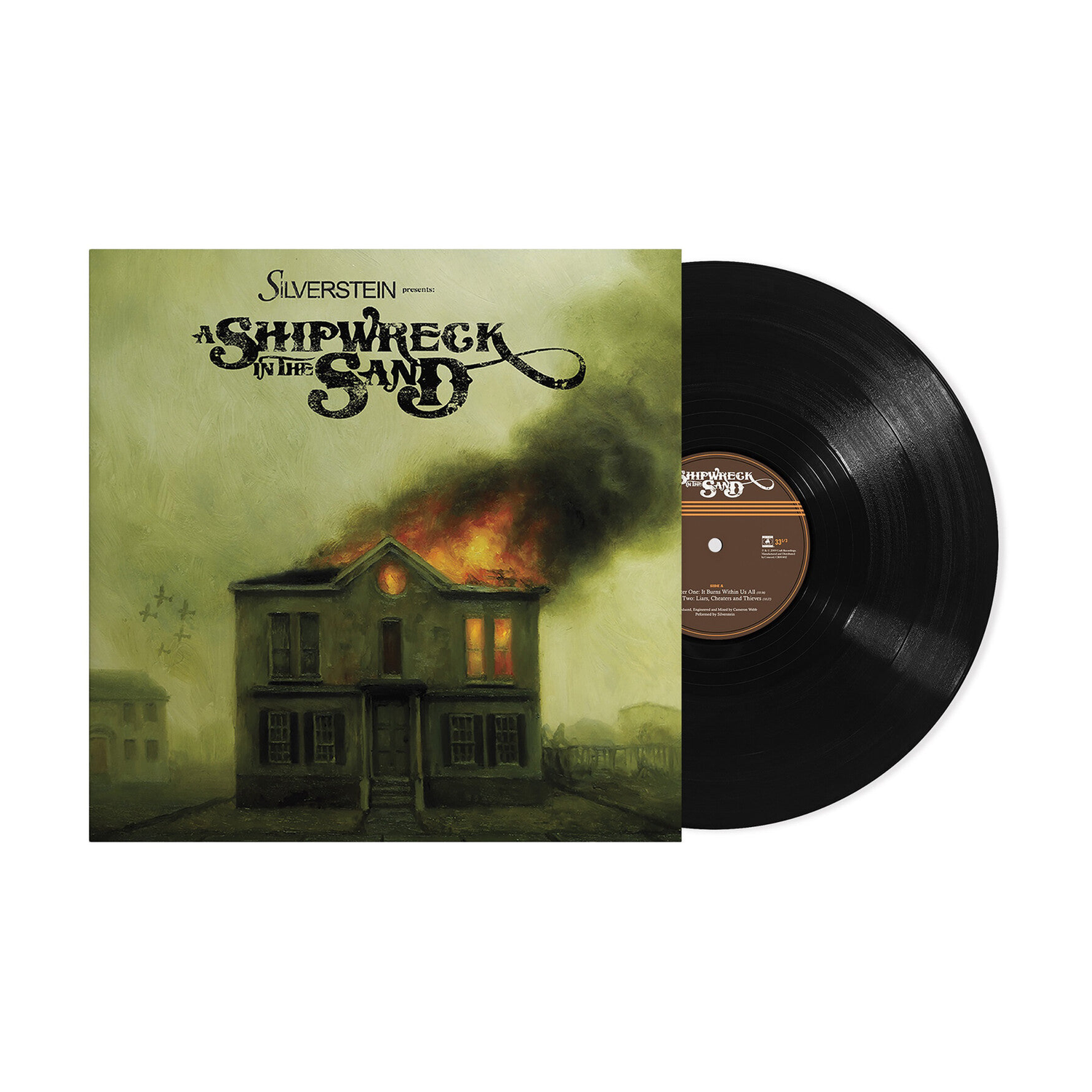 Silverstein - A Shipwreck in the Sand — vinyl LP album cover