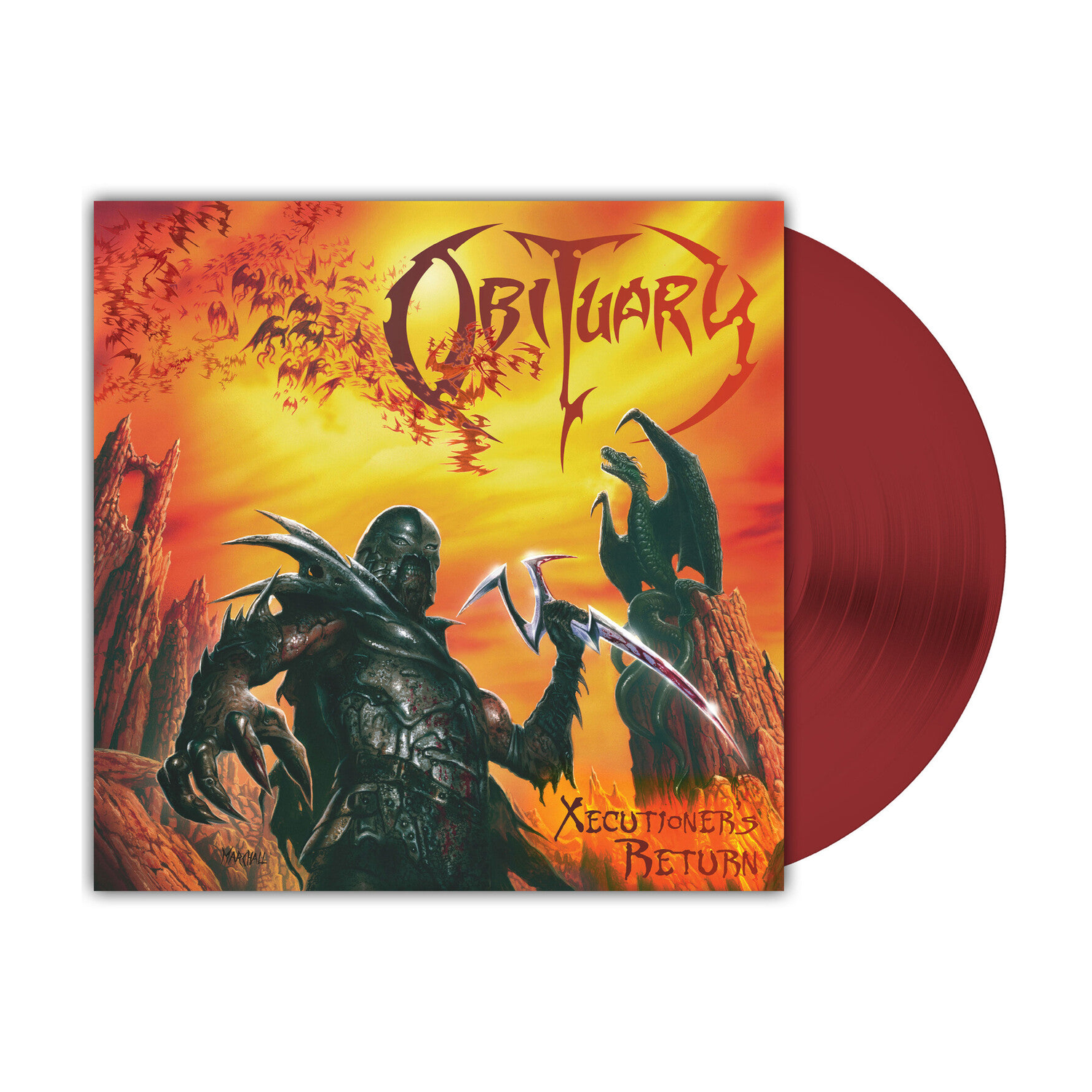 Obituary - Xecutioner's Return (Reissue) — vinyl LP album cover