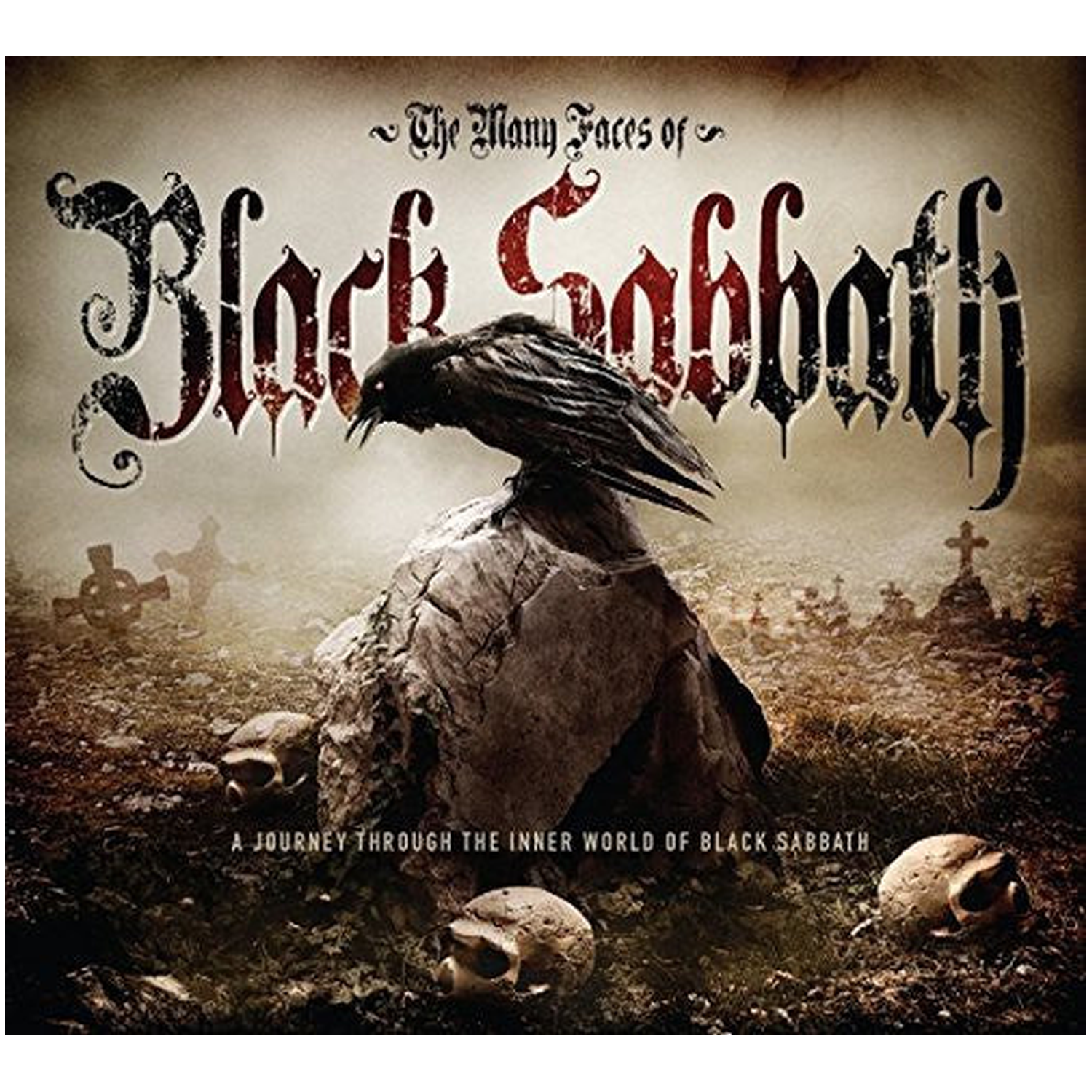 Various Artists - Many Faces of Black Sabbath 3xCD — CD album cover