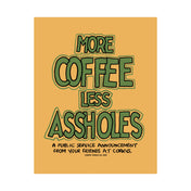 More Coffee Poster