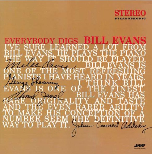 Bill Evans - Everybody Digs Bill Evans (Limited Edition) — vinyl LP album cover
