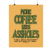 More Coffee Poster