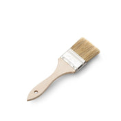 2" Wide Flat Brush with Natural Bristles and Wooden Handle - Corkys Coffee