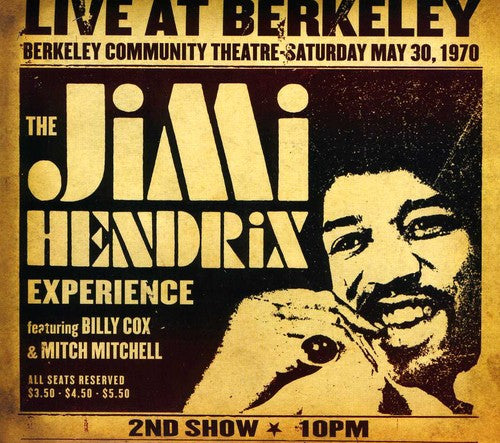 Jimi Hendrix Experience Live at Berkeley (CD)