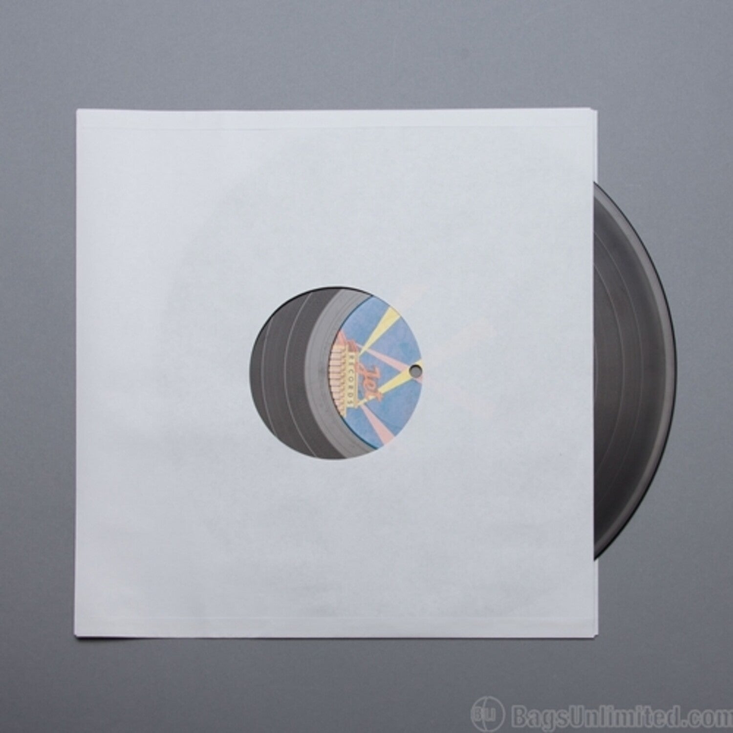 Bags Unlimited S12WR - 12 Inch LP Inner Sleeve - Center Hole - 100 Cnt