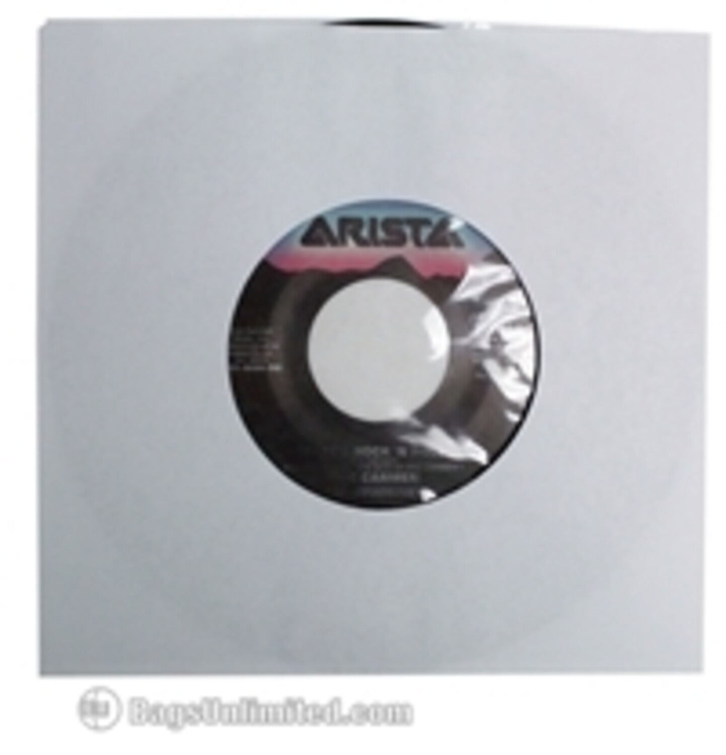 Bags Unlimited S7P - 7 IN 45RPM Paper Record Sleeve - Polylined - 100 Count