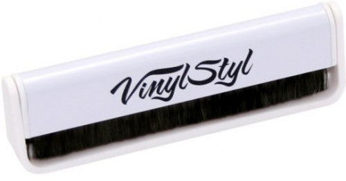 Vinyl Styl Vsa001 Antistatic Record Brush Wht - Vinyl Styl® VS-A-001 Anti-static Vinyl Record Cleaning Brush - Micro Fiber (White)