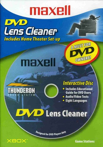 Maxell DVD-LC DVD Laser Lens Cleaner - User Guide - Home Theater Set Up