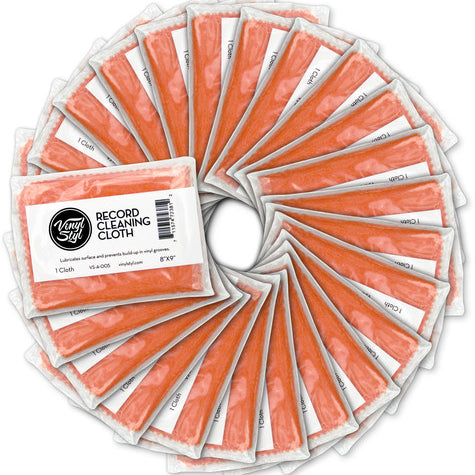 Vinyl Styl Vsa007 25Ct Refill Lubricated Cln.Cloth - Vinyl Styl® VS-A-007 Refill Lubricated Vinyl Record Cleaning Cloths - 8"X9" 25 Count