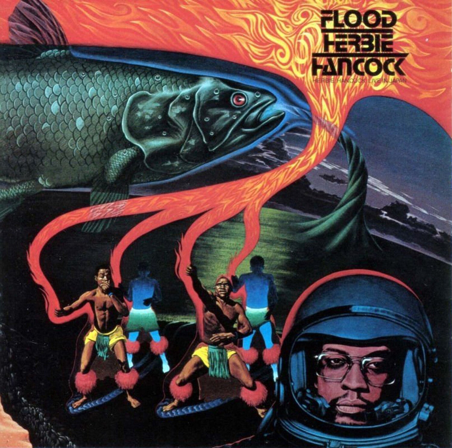 Herbie Hancock - Flood 2xLP (Reissue) — vinyl LP album cover
