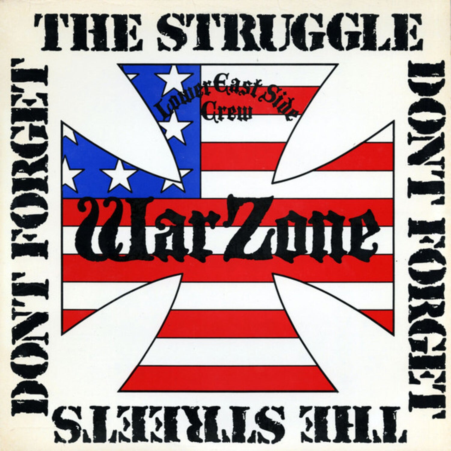 Warzone - Don't Forget The Struggle Don't Forget The Streets (Blue Vinyl)
