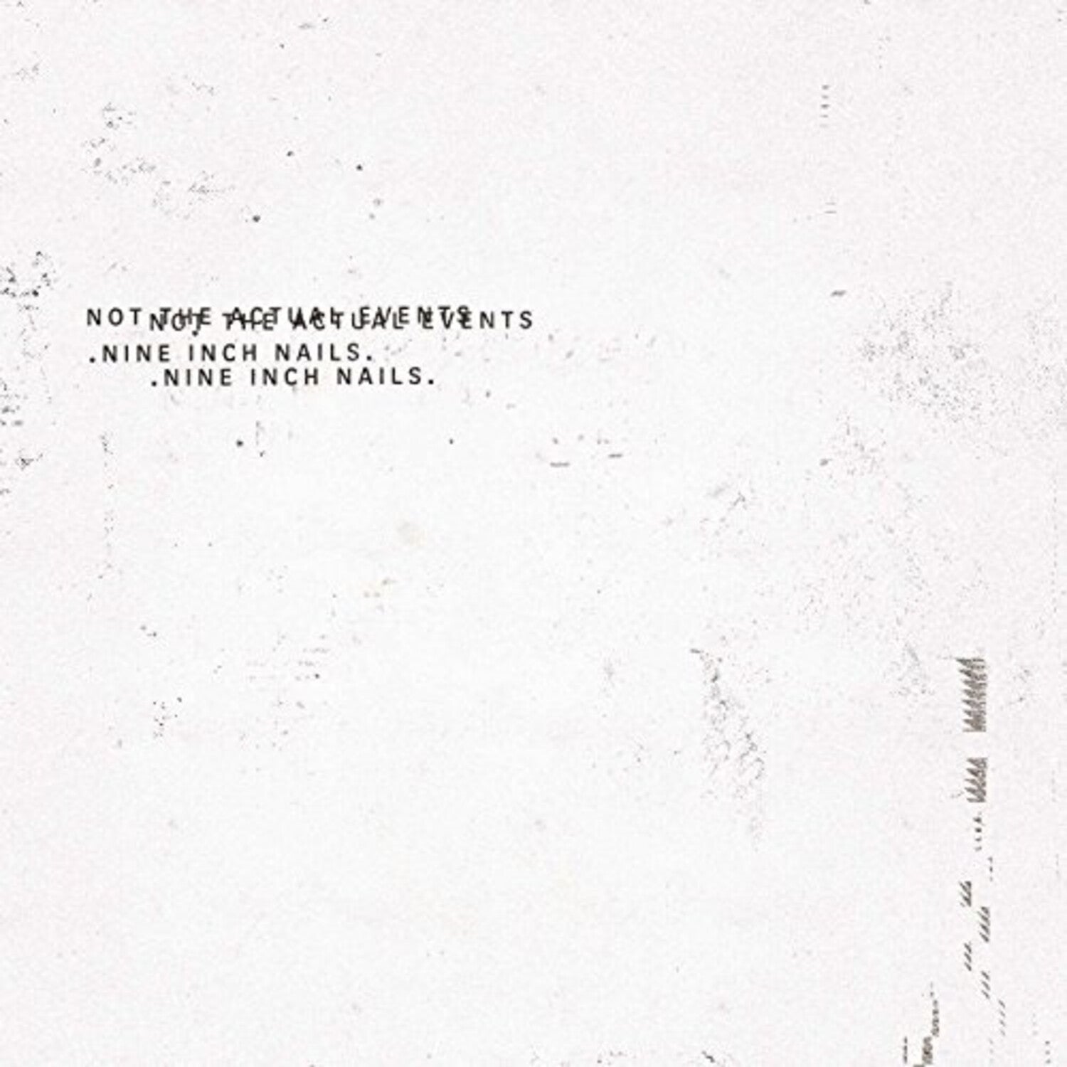 Nine Inch Nails - Not The Actual Events (CD)