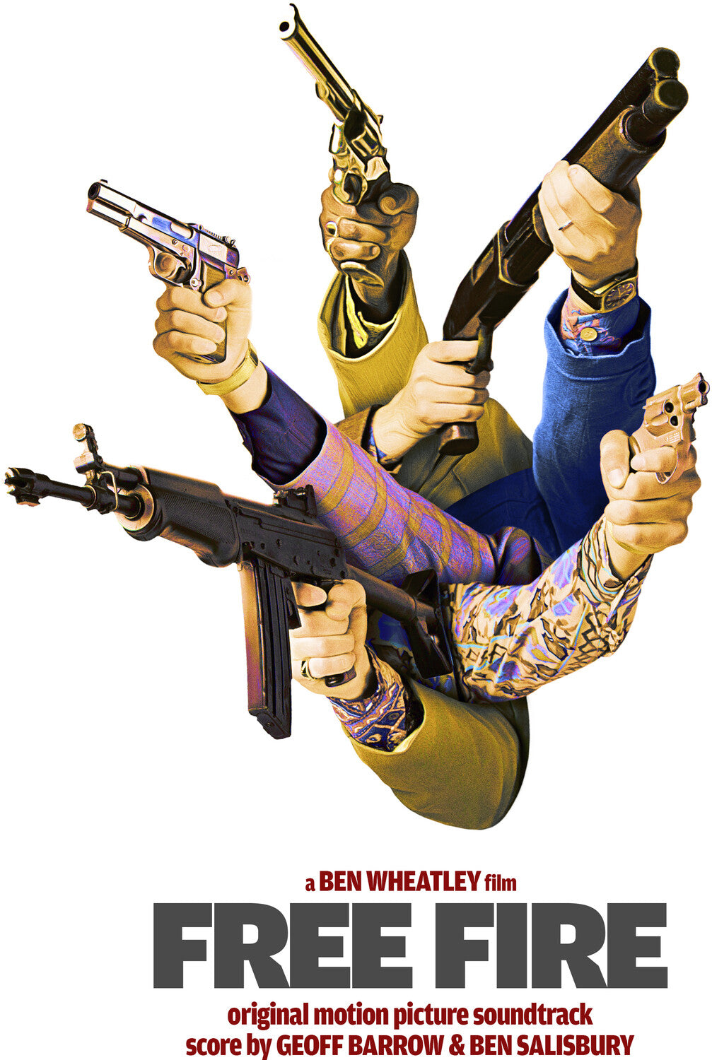 Ben Salisbury / Geoff Barrow - Free Fire (Original Motion Picture Soundtrack) 2xLP