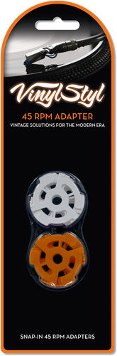 Vinyl Styl® VS-A-017 7 inch 45 RPM Vinyl Record Adapter - Snap In - 10 Pk