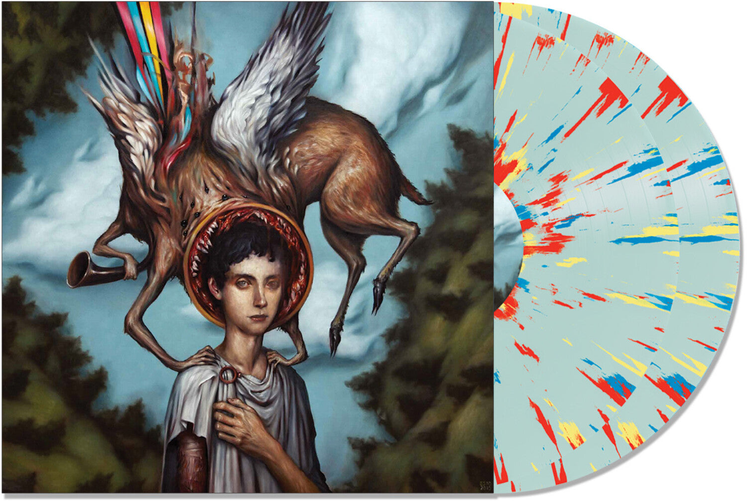 Circa Survive - Blue Sky Noise - Remastered - Clear Blue W/ Blue,Yellow & Red Splatter 2xLP (Blue Vinyl)