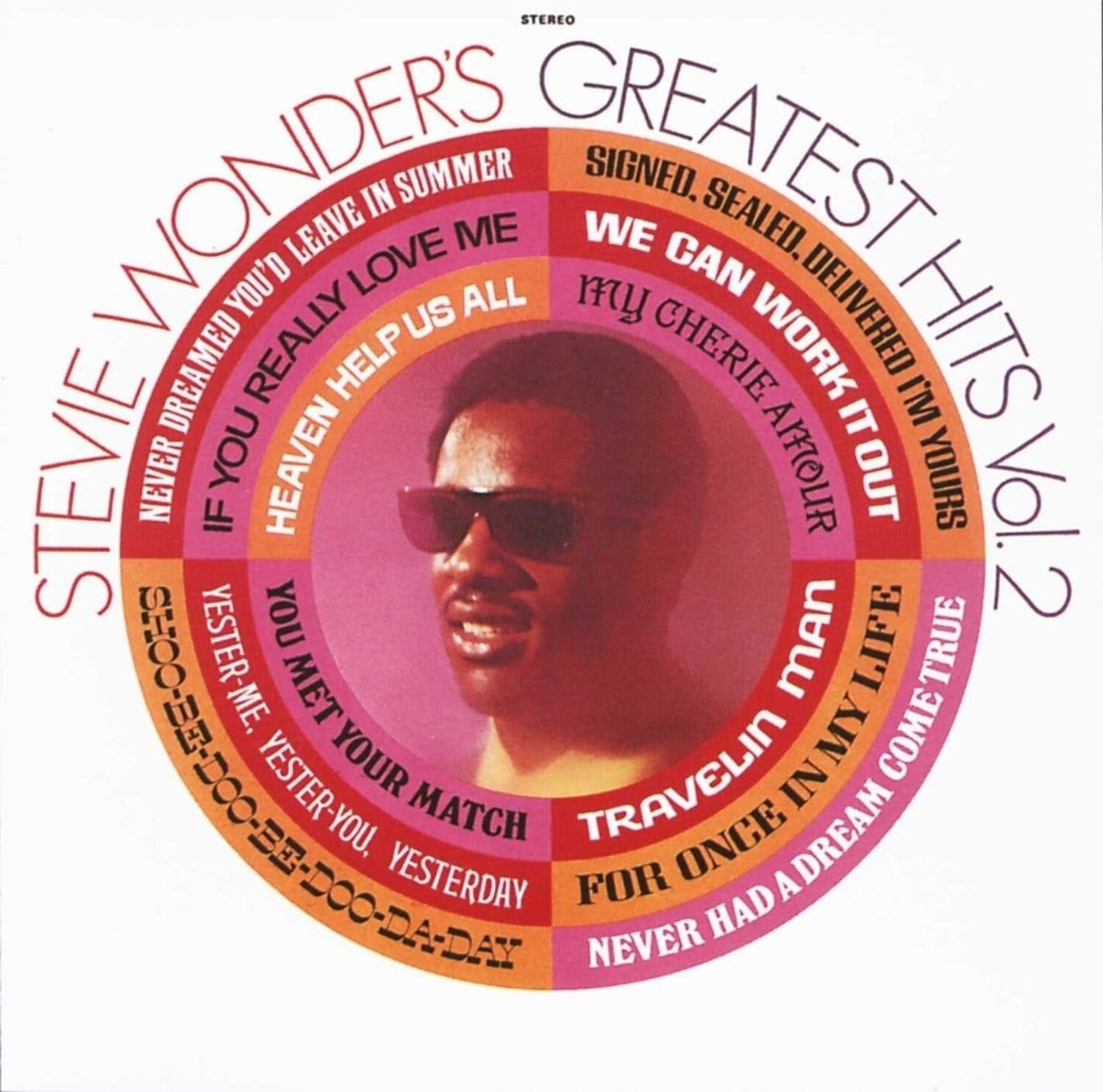Stevie Wonder - Greatest Hits, Vol. 2 [Braille Cover] — vinyl LP album cover