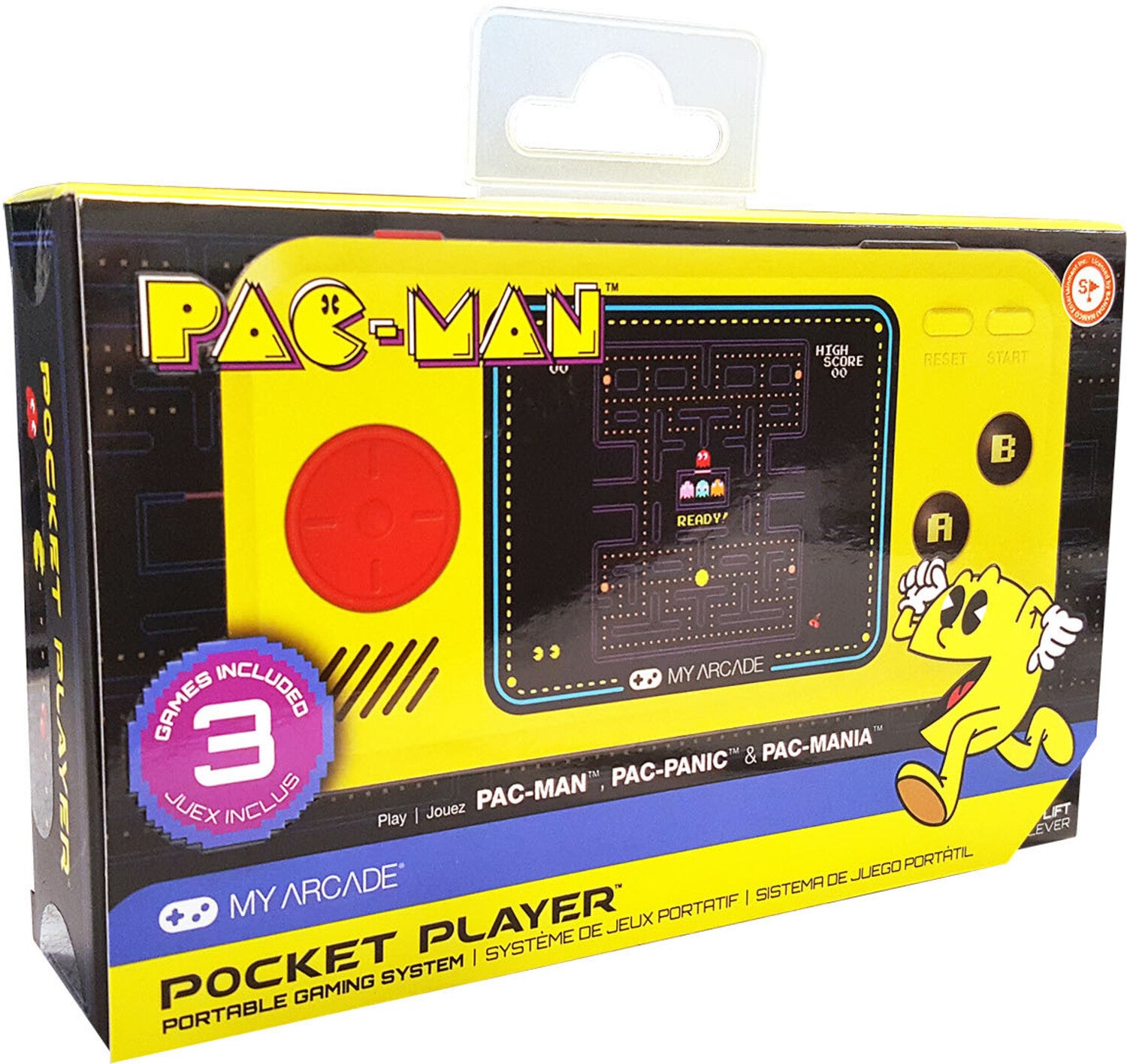 My Arcade - Pac-Man Pocket Player Portable Handheld Game System