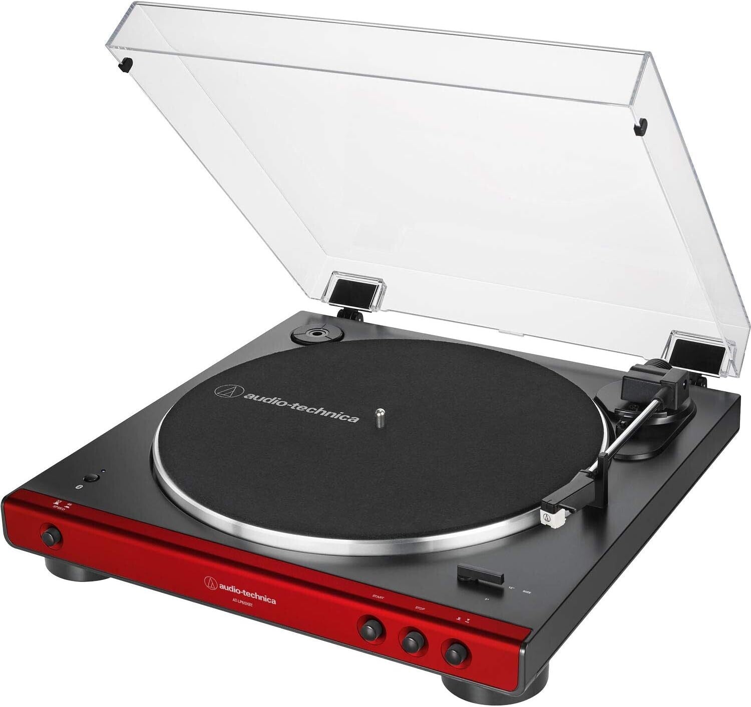 Audio Technica AT-LP60XBT-RD Bluetooth Turntable -Fully Automatic - Belt-Drive