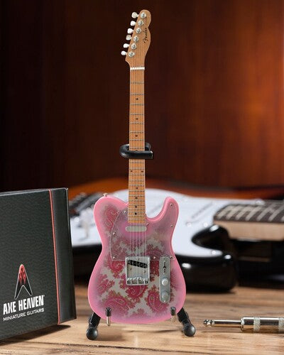 Axe Hvn Ft005 Fender Paisley Pink Telecaster Gtr R - Axe Hvn Ft005 Fender Paisley Pink Telecaster Gtr R