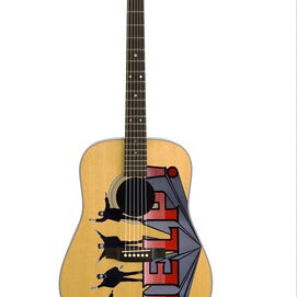 Axe Hvn Ff003 Fab Four Help! Tribute Mini Acoustic - Axe Hvn Ff003 Fab Four Help! Tribute Mini Acoustic