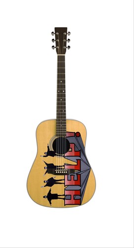 Axe Hvn Ff003 Fab Four Help! Tribute Mini Acoustic - Axe Hvn Ff003 Fab Four Help! Tribute Mini Acoustic
