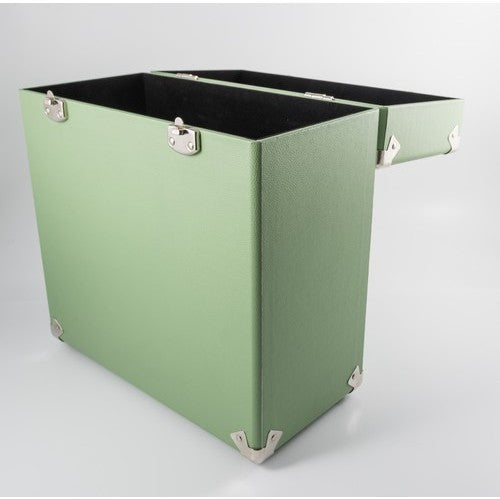 GPO Retro SWB18 12 Vinyl Record Case 35 Count Capacity with Removable Lid