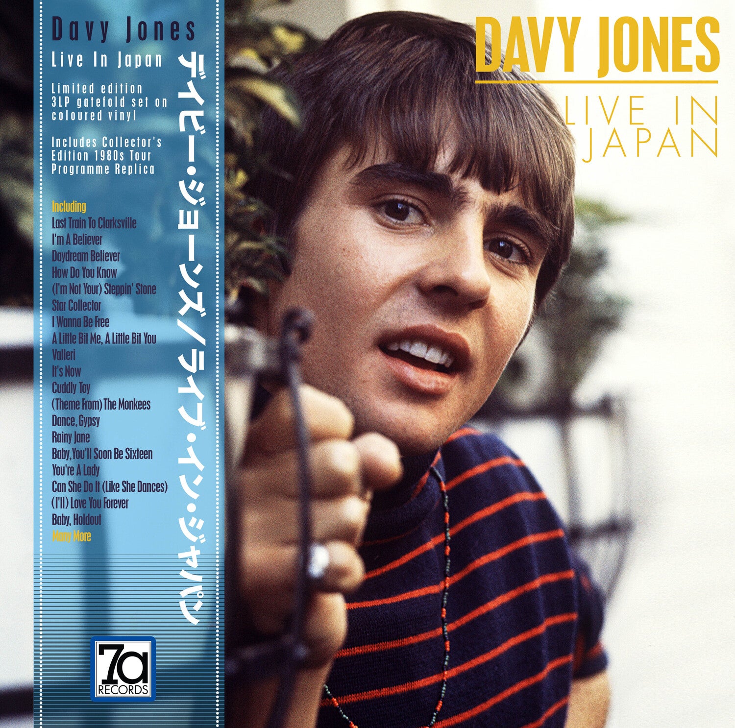 Davy Jones - Live In Japan 3xLP (Red Vinyl)