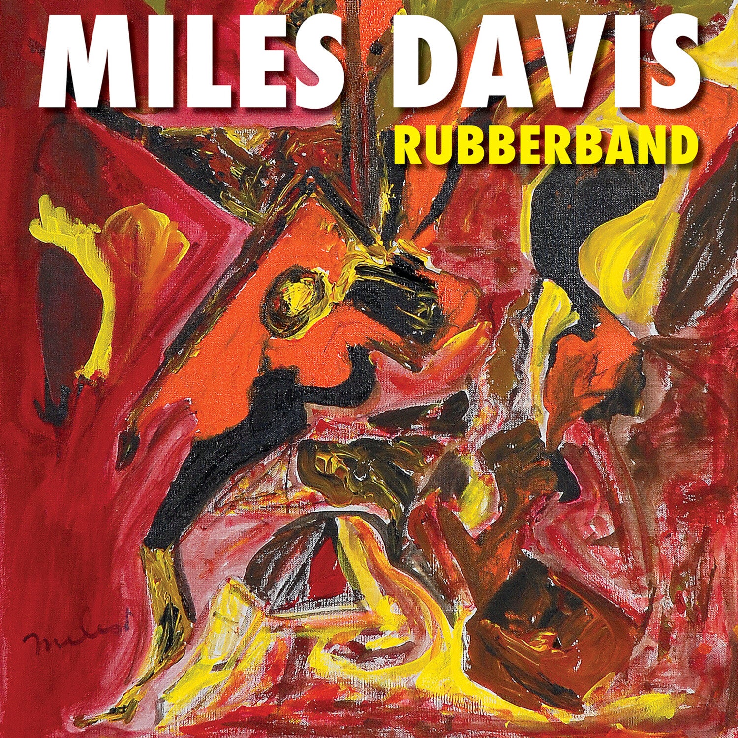 Miles Davis - Rubberband (CD) — CD album cover