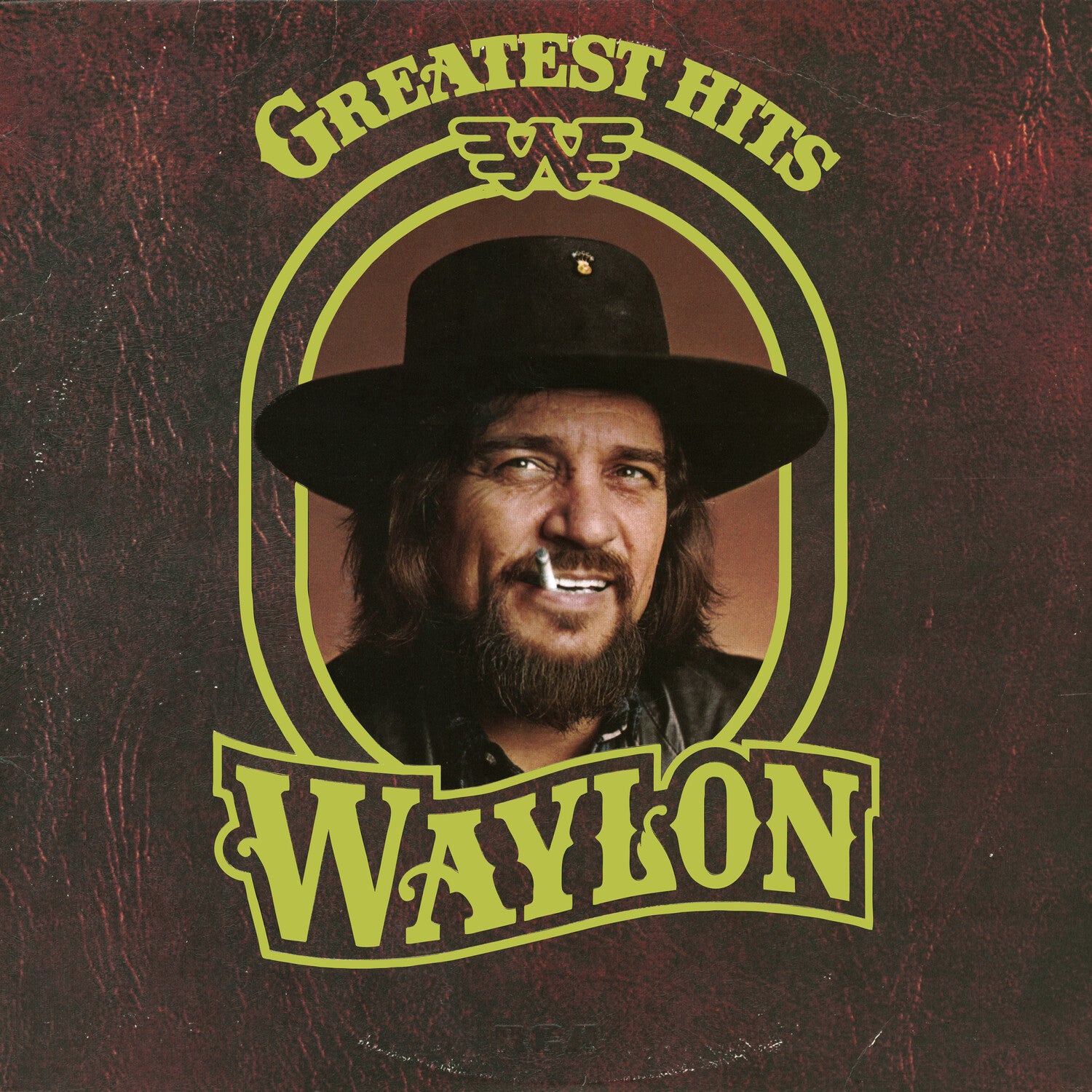Waylon Jennings - Greatest Hits — vinyl LP album cover