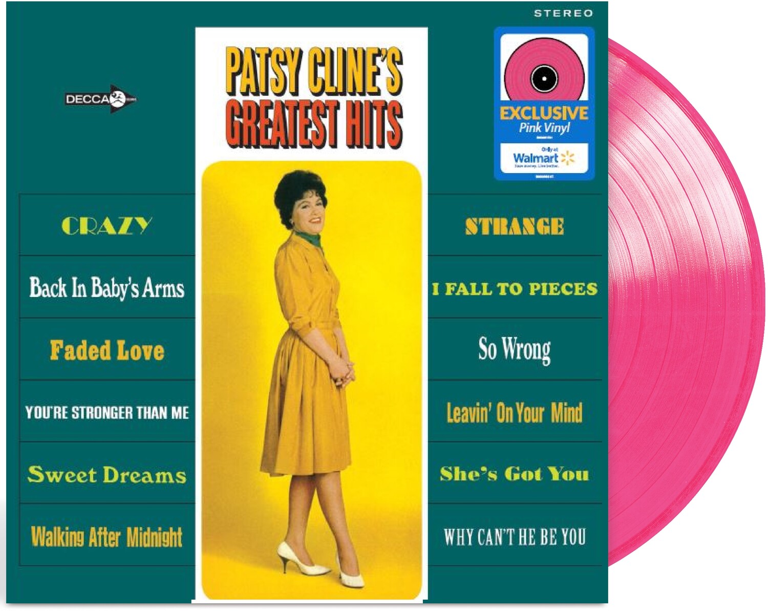 Patsy Cline - 12 Greatest Hits [Pink LP] (Pink Vinyl)
