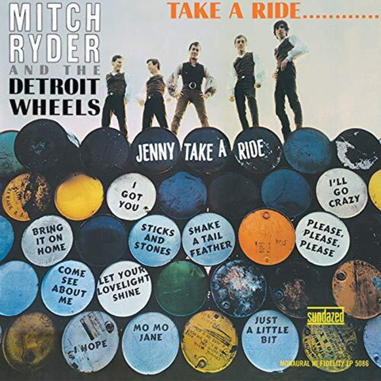 Mitch Ryder & Detroit Wheels - Take A Ride (Gold Vinyl)