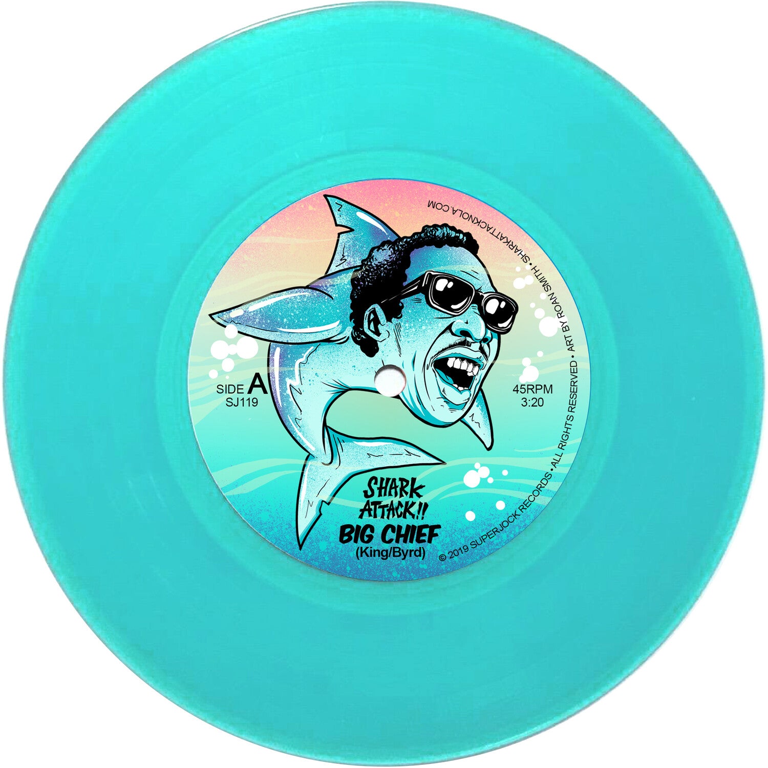 Shark Attack!! - Big Chief / Bamboula (Blue Vinyl)