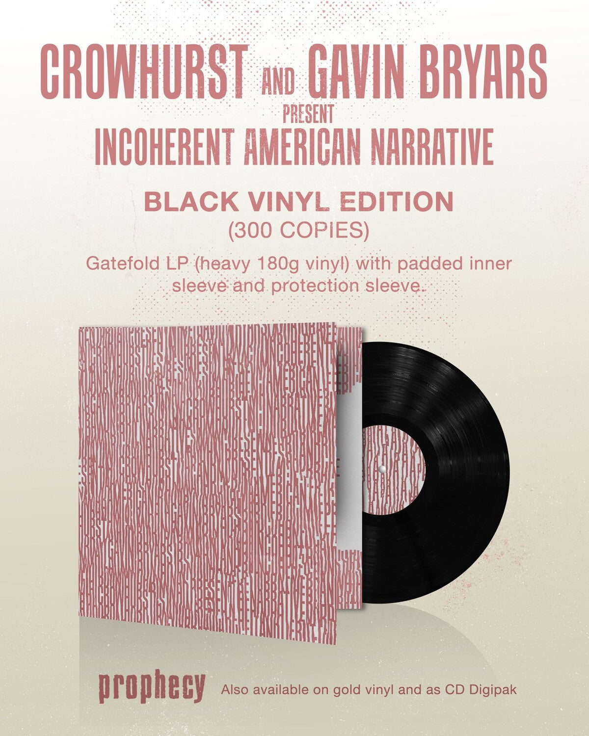 Crowhurst / Gavin Bryars - Crowhurst and Gavin Bryars present Incoherent American Narrative (Limited Edition)