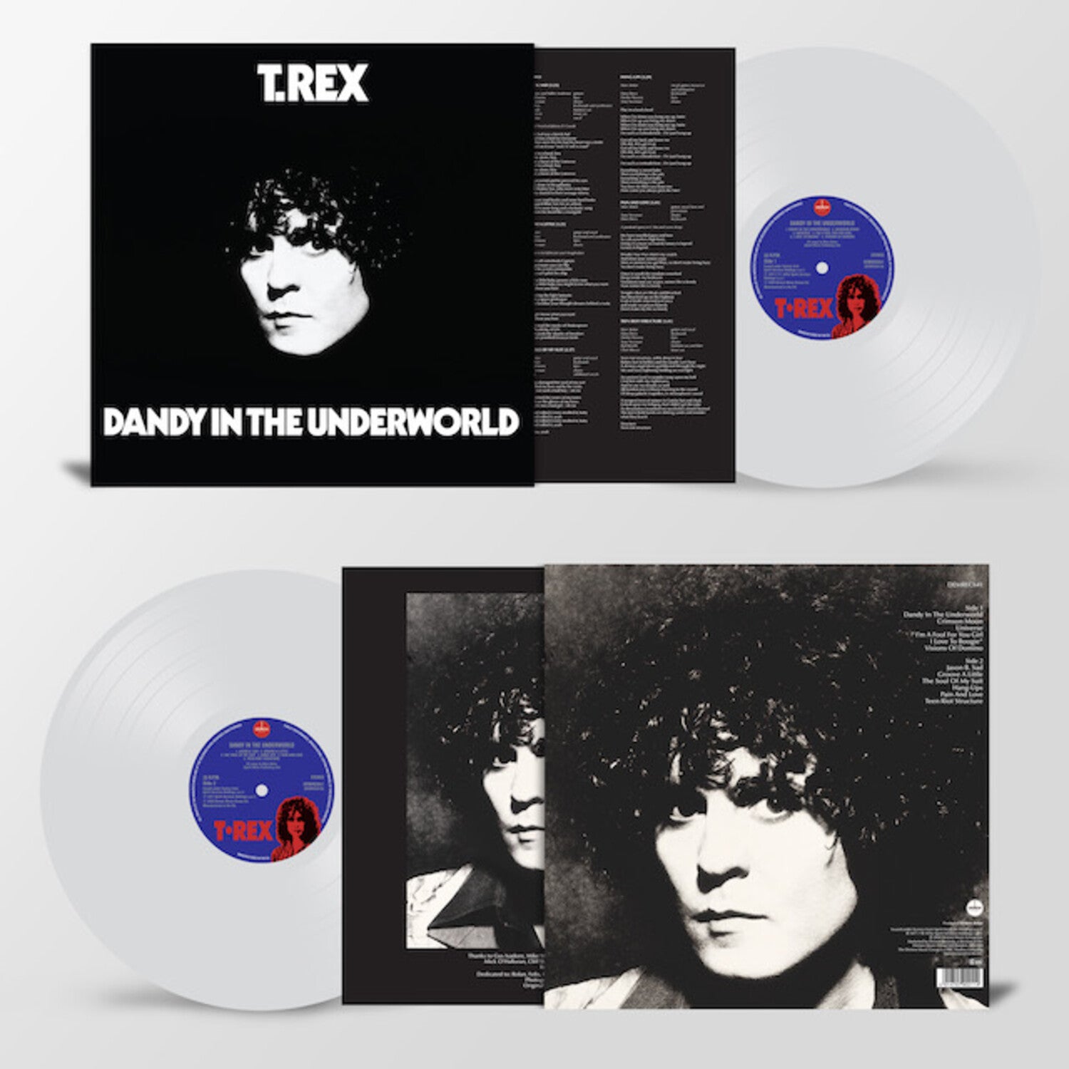 T.Rex - Dandy In The Underworld (Clear Vinyl)