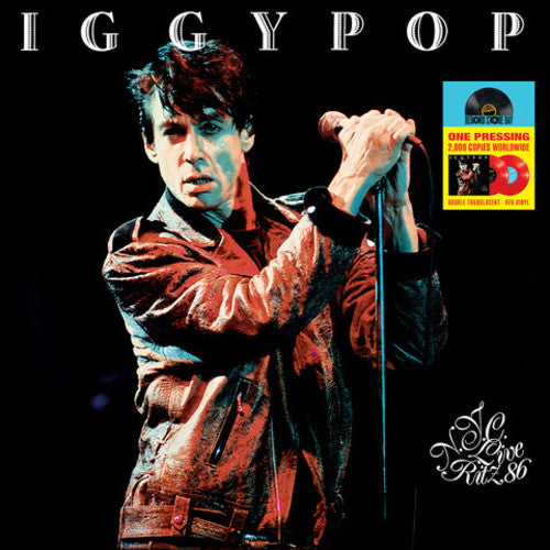 Iggy Pop - Live At The Ritz, NYC 1986 2xLP — vinyl LP album cover