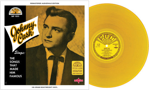 Johnny Cash - Sings The Songs That Made Him Famous (Yellow Vinyl)