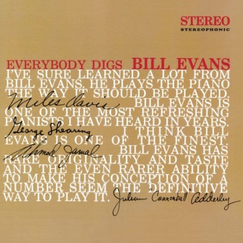 Bill Evans - Everybody Digs Bill Evans (Limited Edition) — vinyl LP album cover