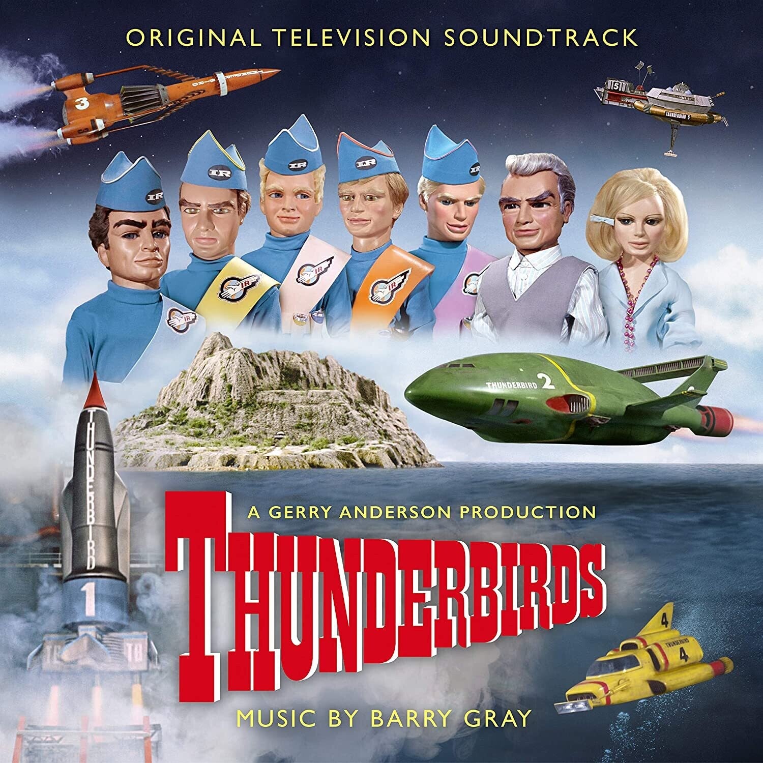Barry Gray - Thunderbirds (Original Television Soundtrack) 2xLP (Blue Vinyl)