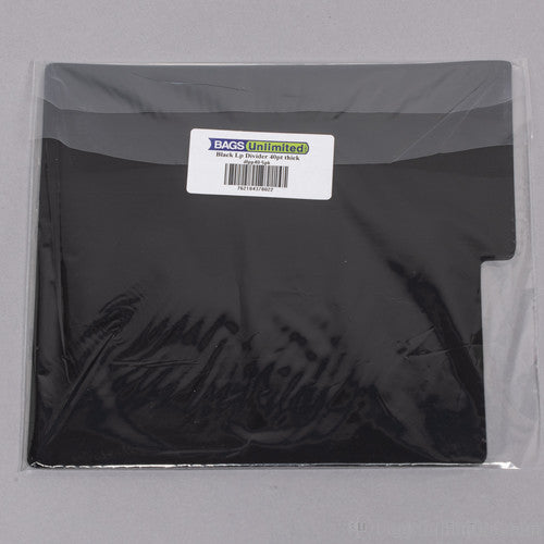 Bags Unlimited DLPP40K5PK - 12 Inch LP Divider Cards - 40 Guage - 5 Pack