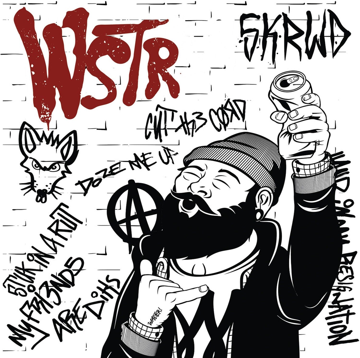 Wstr - Skrwd (Red Vinyl)