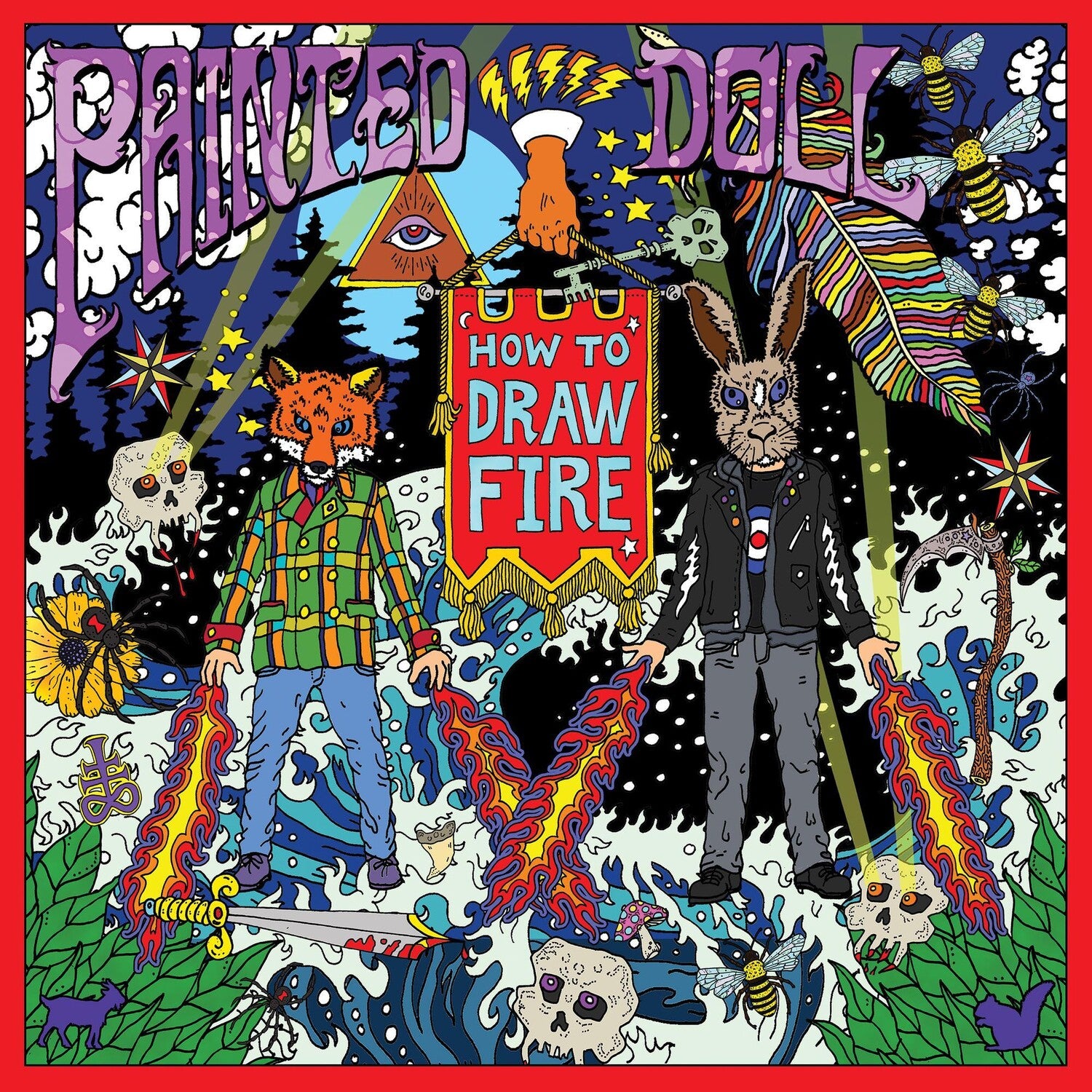 Painted Doll - How To Draw Fire