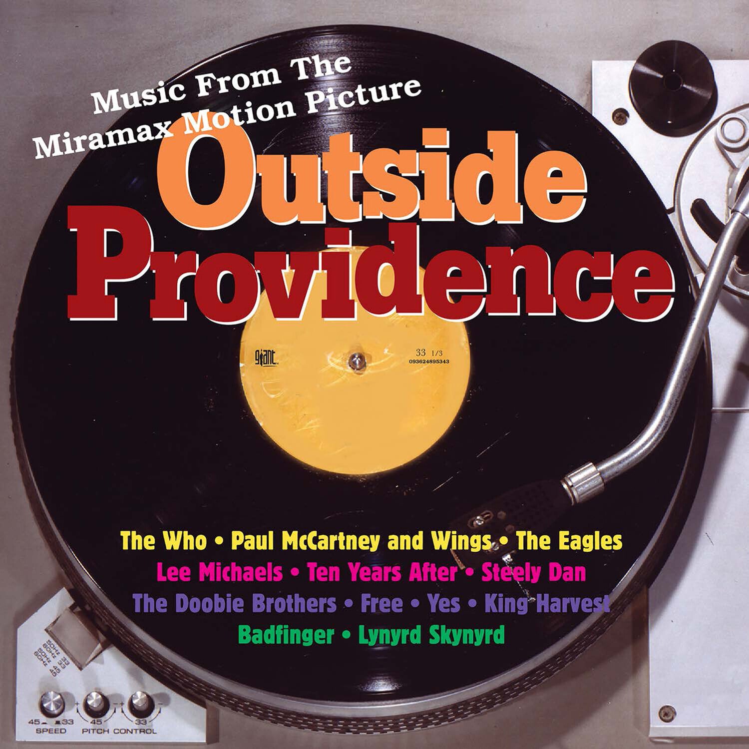 Outside Providence (Music From Miramax Motion Pic) - Outside Providence (Music From the Miramax Motion Picture) (Red Vinyl)
