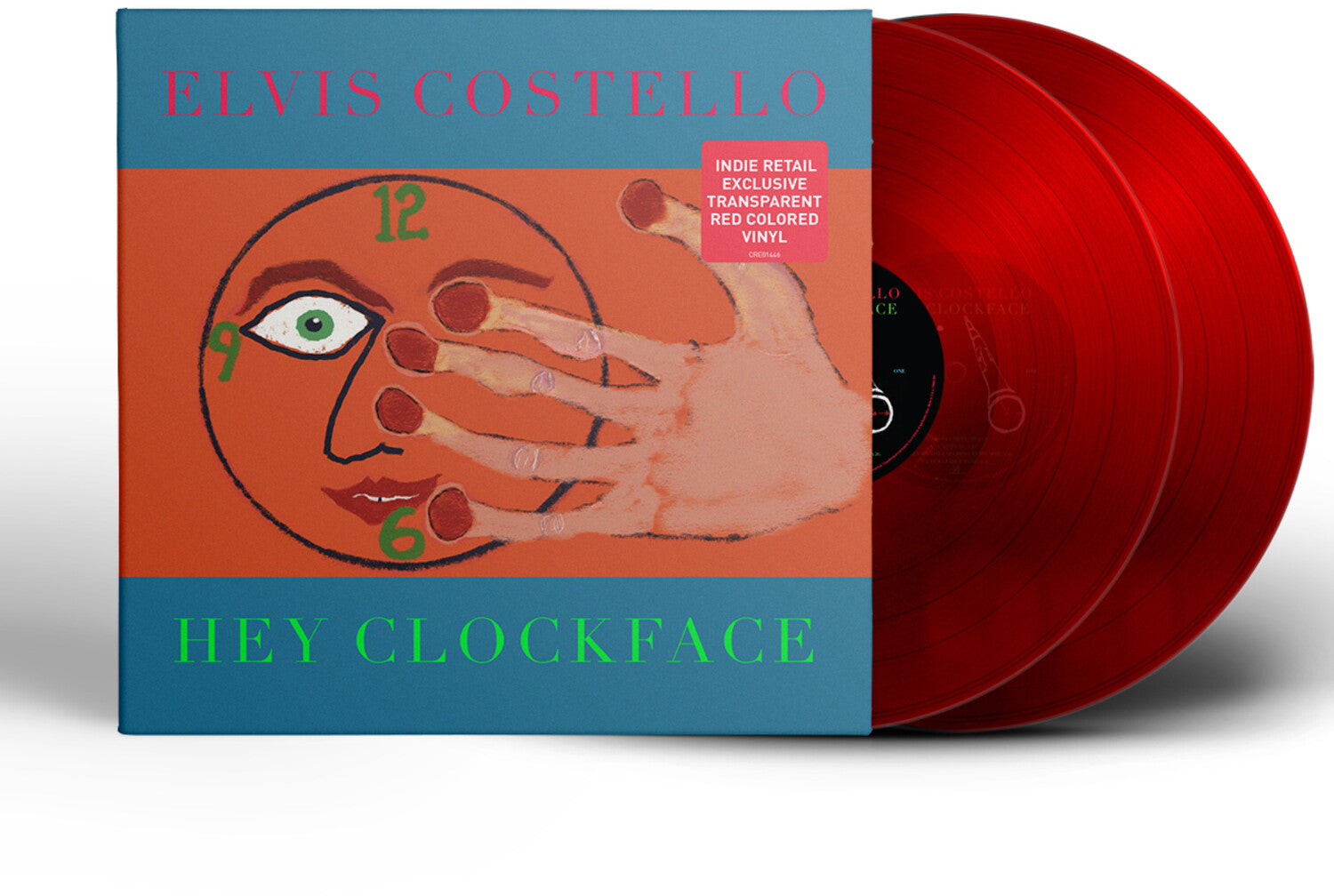 Elvis Costello - Hey Clockface 2xLP (Clear Vinyl)