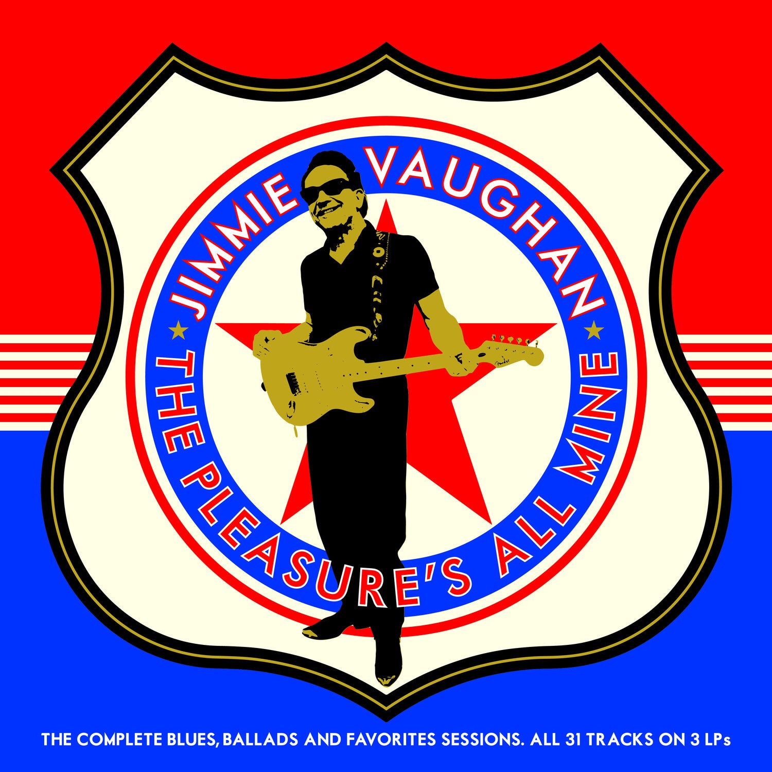 Jimmie Vaughan - The Pleasure's All Mine (The Complete Blues, Ballads And Favourites) 3xLP