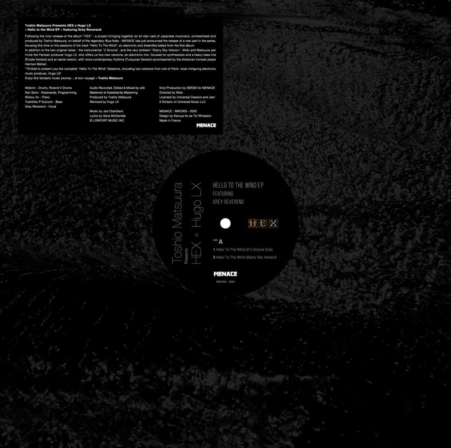 Toshio Matsuura Pres. Hex X Hugo Lx - Hello to the Wind